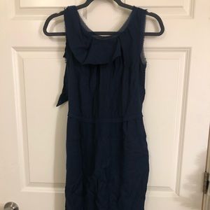 Simple Vera Navy Blue Shift Dress